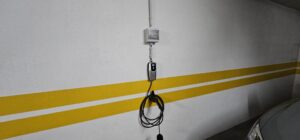 Instalação de posto de carregamento ligado à arrecadação