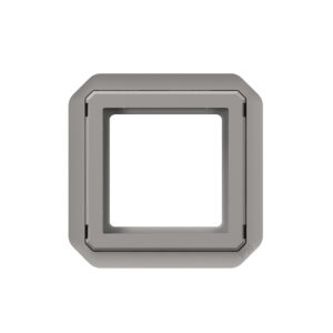 Adaptador Mosaic Legrand Plexo 069582L – para funções Mosaic de 2 módulos, sem tampa, IP20, cinzento
