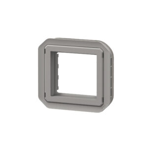 Adaptador Mosaic Legrand Plexo 069582L – para funções Mosaic de 2 módulos, sem tampa, IP20, cinzento