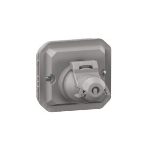 Adaptador RJ45 estanque Legrand Plexo 069581L – para tomada RJ45 Mosaic, cinzento