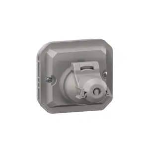 Adaptador RJ45 estanque Legrand Plexo 069581L – para tomada RJ45 Mosaic, cinzento