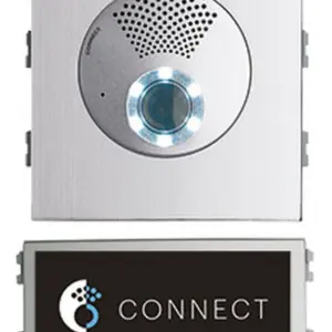Unidade exterior de videoporteiro Fermax Skyline digital – ecrã, teclado, 4G CONNECT, 7V, montada