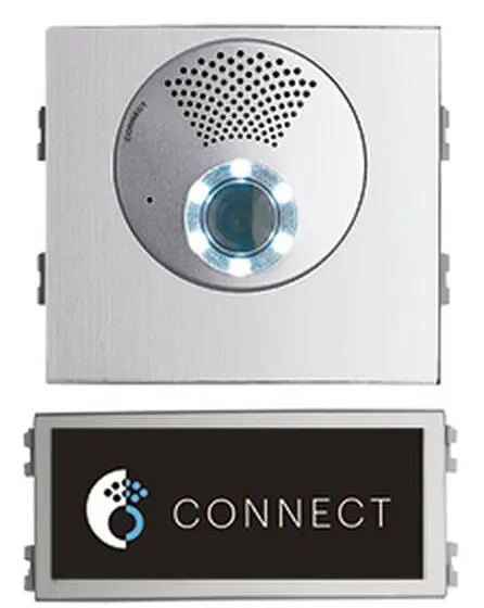 Unidade exterior de videoporteiro Fermax Skyline digital – ecrã, teclado, 4G CONNECT, 7V, montada