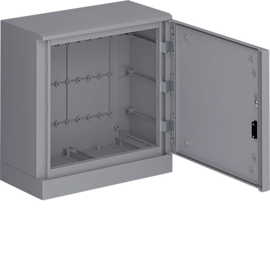 Quadro Hager orion plus FL320B – de exterior, platina FL510E e kit FL990B, 600 x 600 x 300 mm