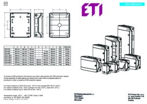 Instruções de montagem – ETI ECH-48PT