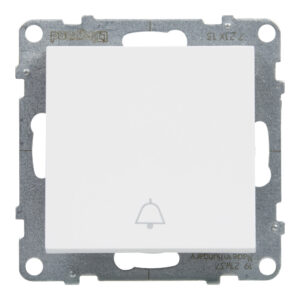 Botão de campainha Legrand New Suno – 6 A, ligadores automáticos, branco, alumínio ou preto