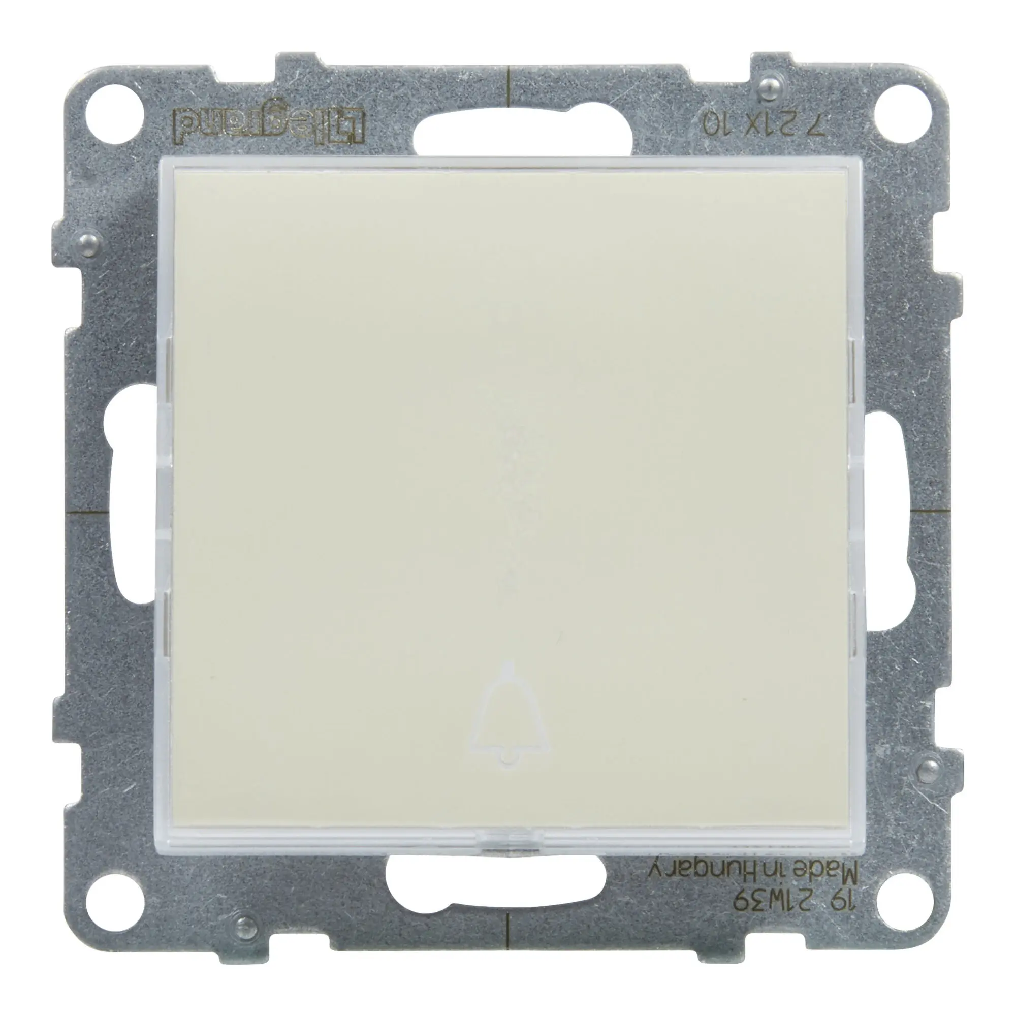 Botão luminoso Legrand New Suno – com porta-etiqueta, 6 A, branco, alumínio ou preto