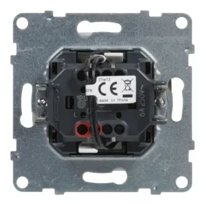 Botão luminoso Legrand New Suno – com porta-etiqueta, 6 A, branco, alumínio ou preto