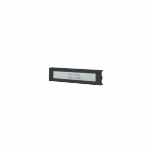 Botão simples Comelit UT9211MB – Ultra Metal Black, 1 chamada, preto