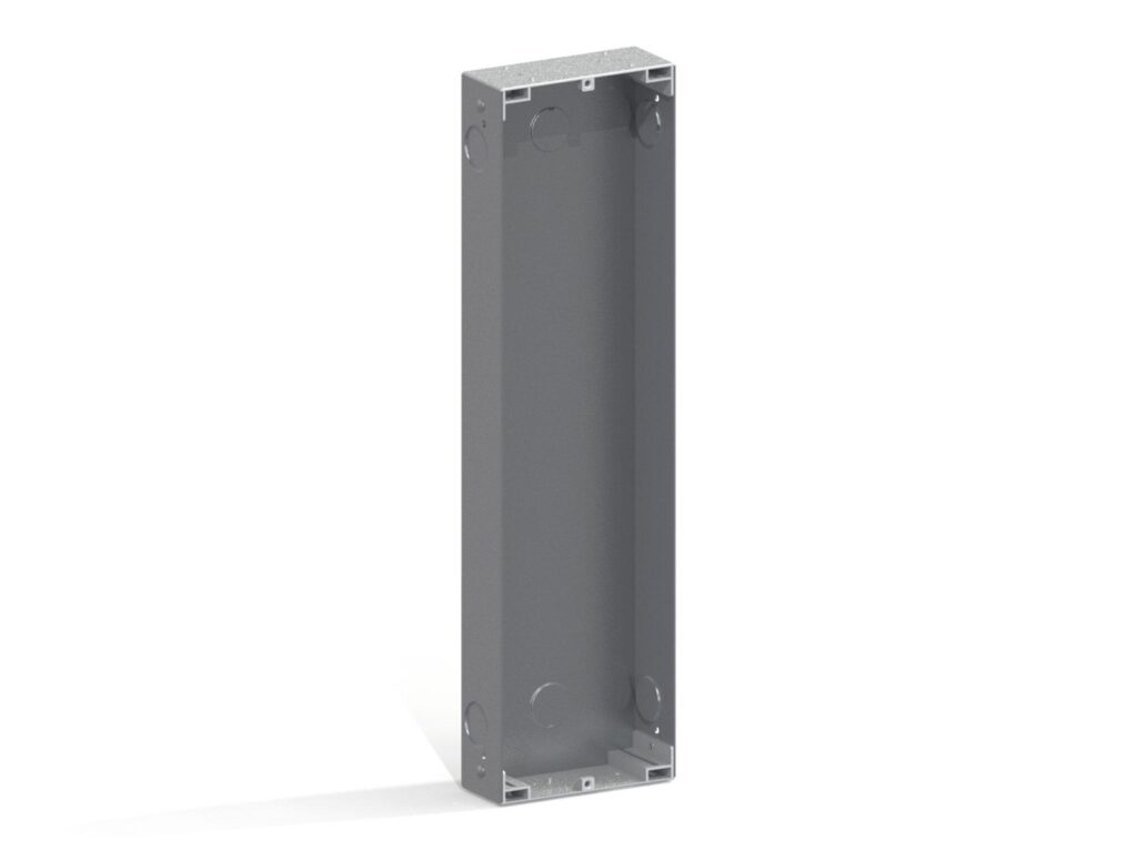 Caixa de encastrar Fermax 8982 – S9, 115 x 420,5 x 45 mm, para unidade exterior City e Skyline