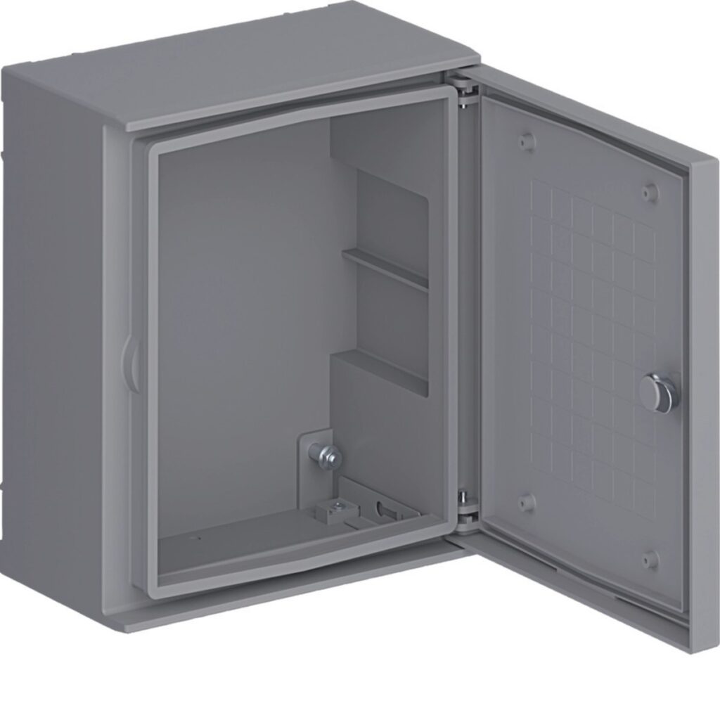 Quadro Hager orion plus FL204B – de exterior, platina FL404A e kit FL990C, 350 x 300 x 160 mm