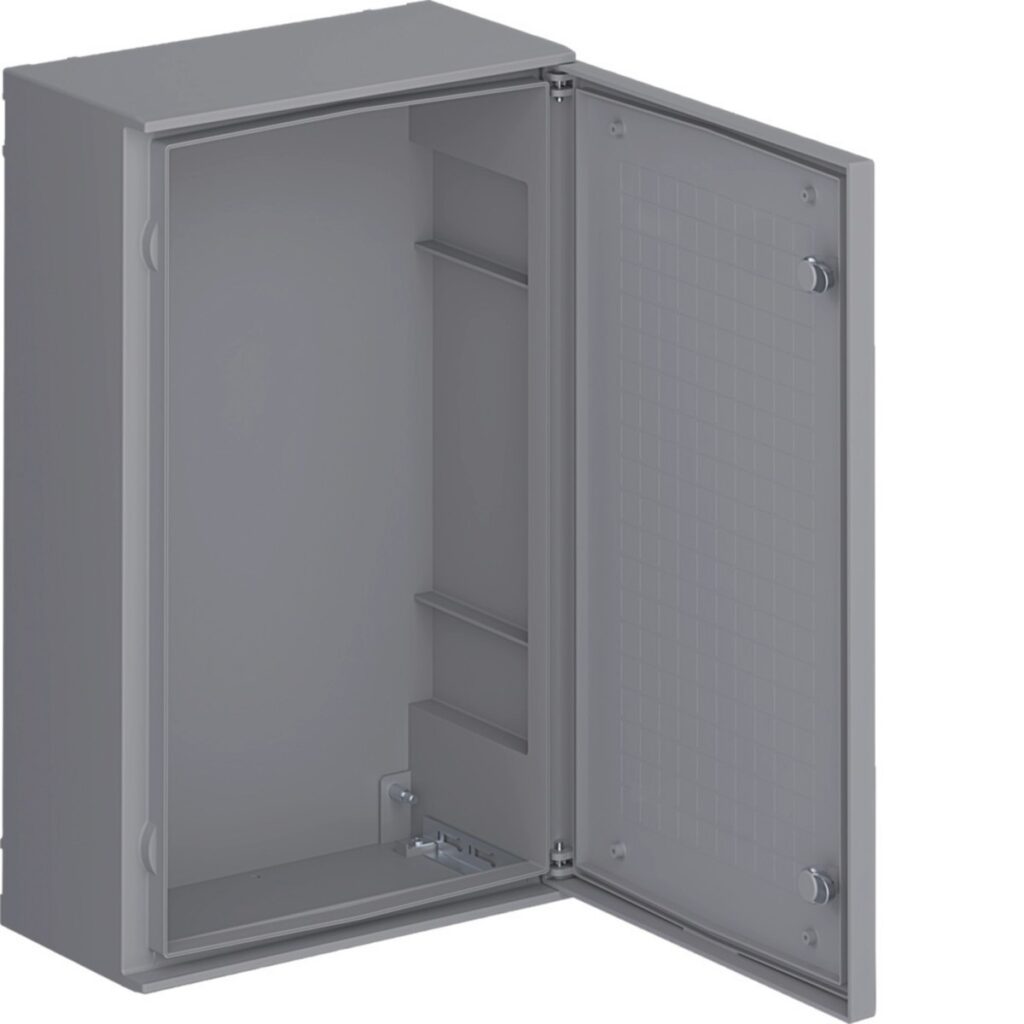 Quadro Hager orion plus FL216B – de exterior, platina FL412A e kit FL993A, 650 x 400 x 200 mm