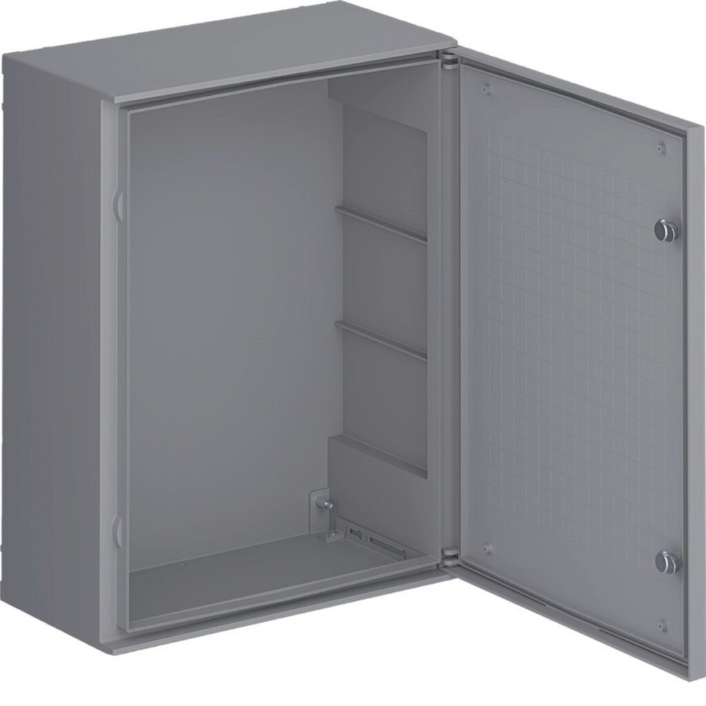 Quadro Hager orion plus FL221B – de exterior, platina FL413A e kit FL994A, 650 x 500 x 250 mm
