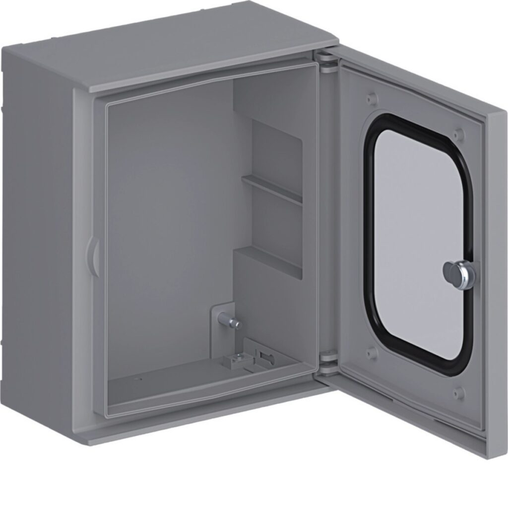 Quadro Hager orion plus FL254B – de exterior, platina FL404A e kit FL990C, 350 x 300 x 160 mm