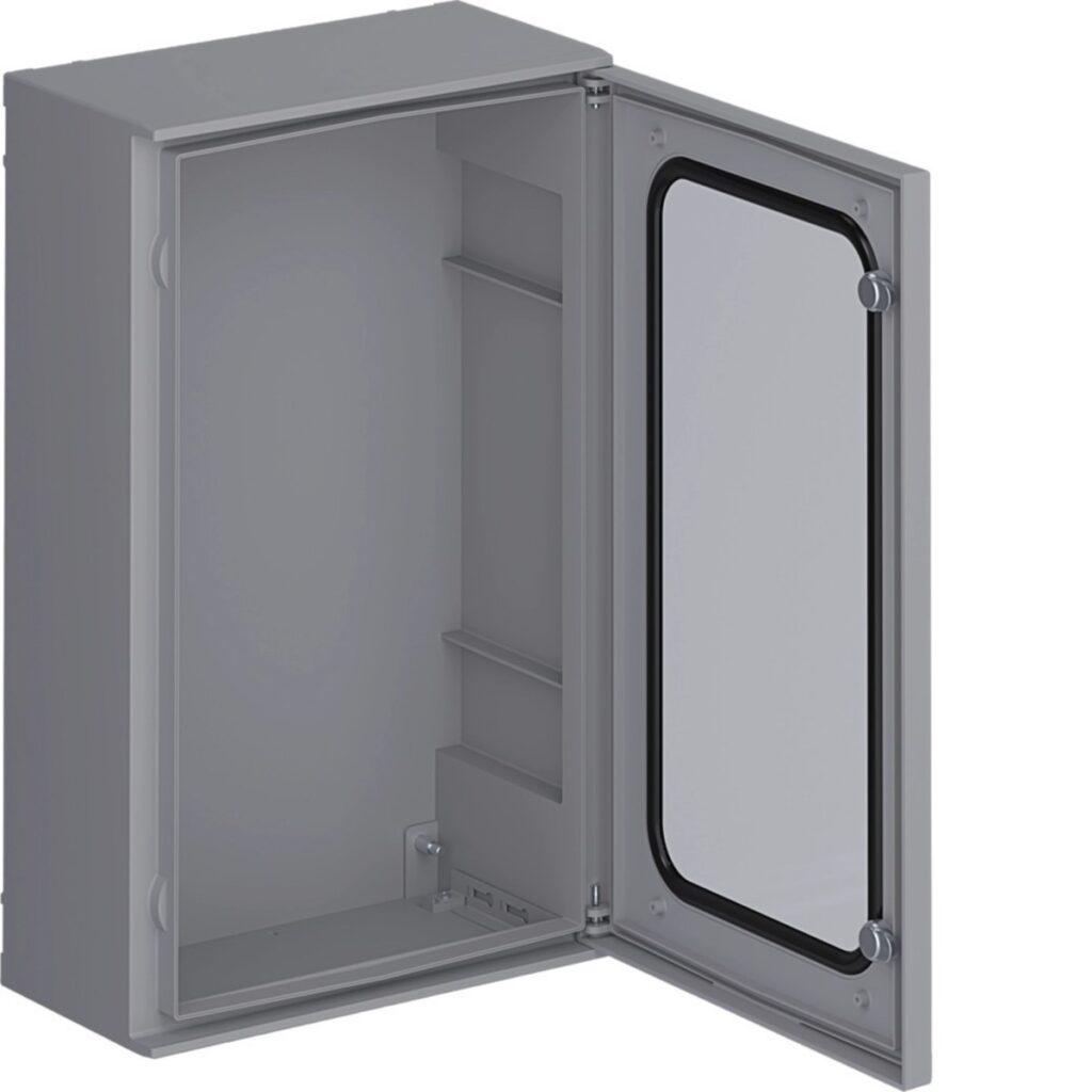 Quadro Hager orion plus FL266B – de exterior, platina FL412A e kit FL993A, 650 x 400 x 200 mm