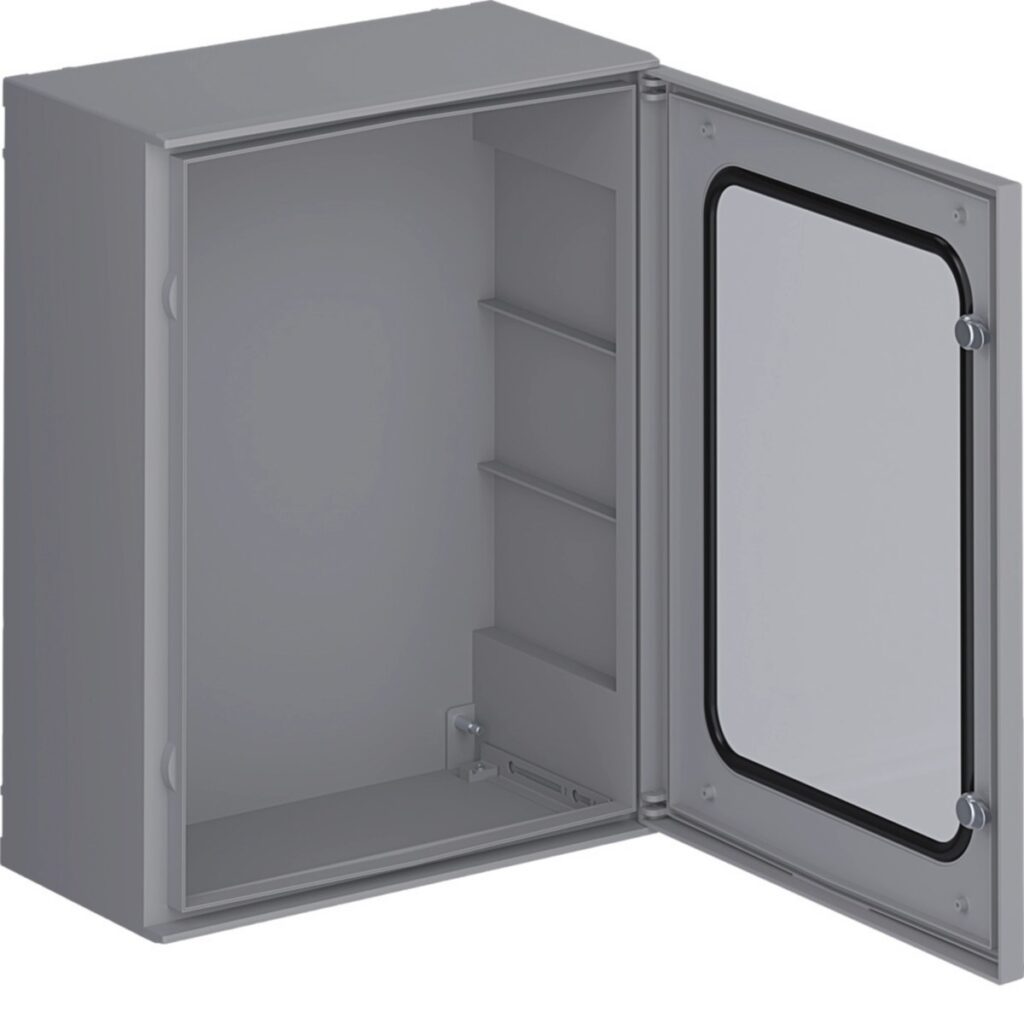 Quadro Hager orion plus FL271B – de exterior, platina FL413A e kit FL994A, 650 x 500 x 250 mm