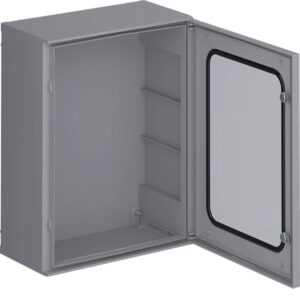 Quadro Hager orion plus FL271B – de exterior, platina FL413A e kit FL994A, 650 x 500 x 250 mm