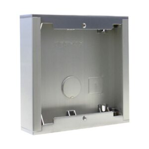 Caixa saliente Fermax 7061 – S1, 130 x 128 x 33 mm, alumínio, para unidade exterior City e Skyline