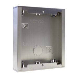 Caixa saliente Fermax 7062 – S2, 130 x 151 x 33 mm, alumínio, para unidade exterior City e Skyline