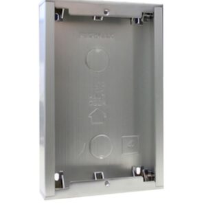Caixa saliente Fermax 7064 – S4, 130 x 199 x 33 mm, alumínio, para unidade exterior City e Skyline