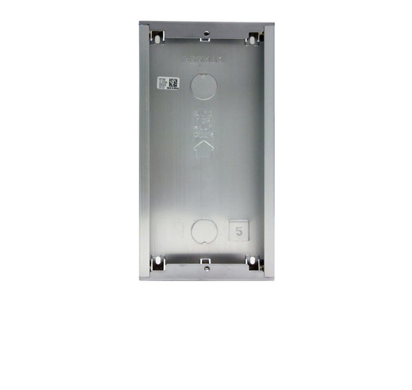 Caixa saliente Fermax 7065 – S5, 130 x 246 x 33 mm, alumínio, para unidade exterior City e Skyline
