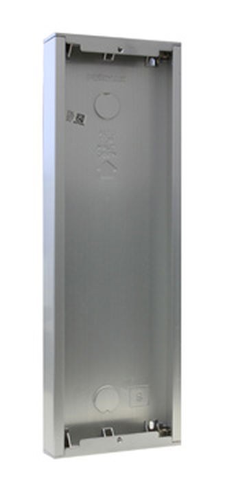 Caixa saliente Fermax 7068 – S8, 130 x 389 x 33 mm, alumínio, para unidade exterior City e Skyline