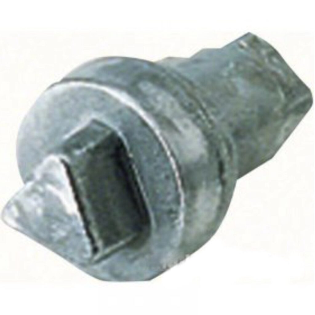 Canhão triangular Hager FL94Z – fecho triangular 8 mm, para orion plus em poliéster