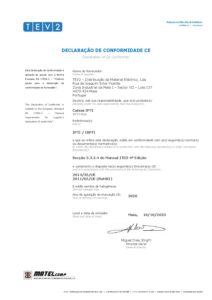 Certificado – PTI de embutir TEV IPTI – caixa com tampa, RJ45, coaxial F e 2 fibras SC/APC, IP40, branco
