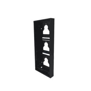Cobertura de superfície Comelit UT9173B – 3 módulos Ultra Black, 110 x 289 x 35 mm, preta