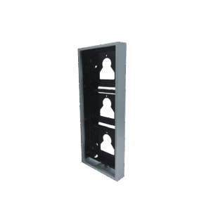 Cobertura de superfície Comelit UT9173 – 3 módulos Ultra, 110 x 289 x 35 mm, cinzenta