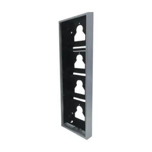 Cobertura de superfície Comelit UT9174 – 4 módulos Ultra, 110 x 380 x 35 mm, cinzenta