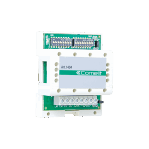 Comutador digital Comelit 1404 – áudio/vídeo, Simplebus2, 4 módulos DIN