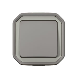 Comutador de escada Legrand Plexo 069711L – estanque, 10 AX, IP55, saliente, cinzento