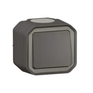 Comutador de escada Legrand Plexo 069761L – estanque, 10 AX, IP55, saliente, antracite