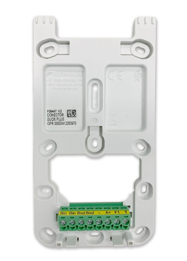 Conector de parede Fermax 9447 – para monitores VEO, VEO-XS e VEO-XL, Duox Plus