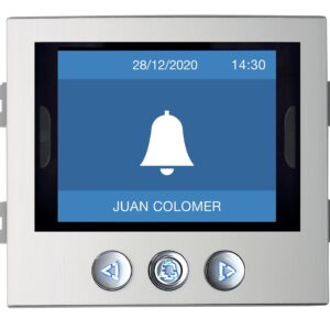 Unidade exterior de videoporteiro Fermax Skyline digital – ecrã, teclado, 4G CONNECT, 7V, montada