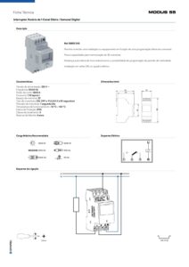 Ficha técnica – Efapel 55501 DIG