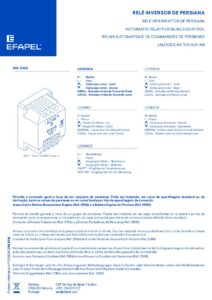 Manual – Efapel 81512