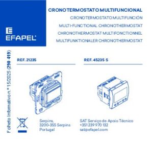 Manual – Efapel 81950