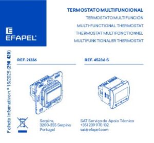 Manual – Efapel 81950