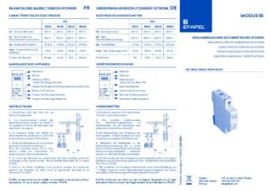 Manual – Efapel descarregadores de sobretensões
