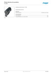 Ficha técnica – Canhão com chave Hager FL98Z – fecho com chave n.º 1333, para orion plus