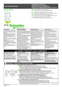 Manual – Schneider Electric R9R11240
