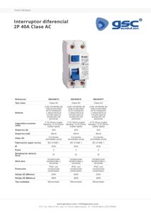 Ficha técnica – GSC Evolution 000403674