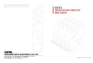 Catálogo técnico – Geya aparelhagem modular