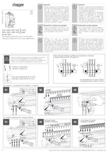 Manual – Hager interruptores diferenciais