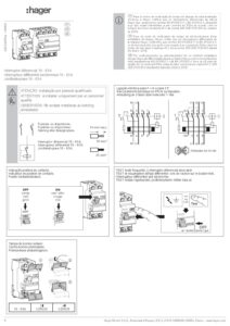 Manual – Hager interruptores diferenciais