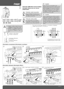 Manual – Hager interruptores diferenciais