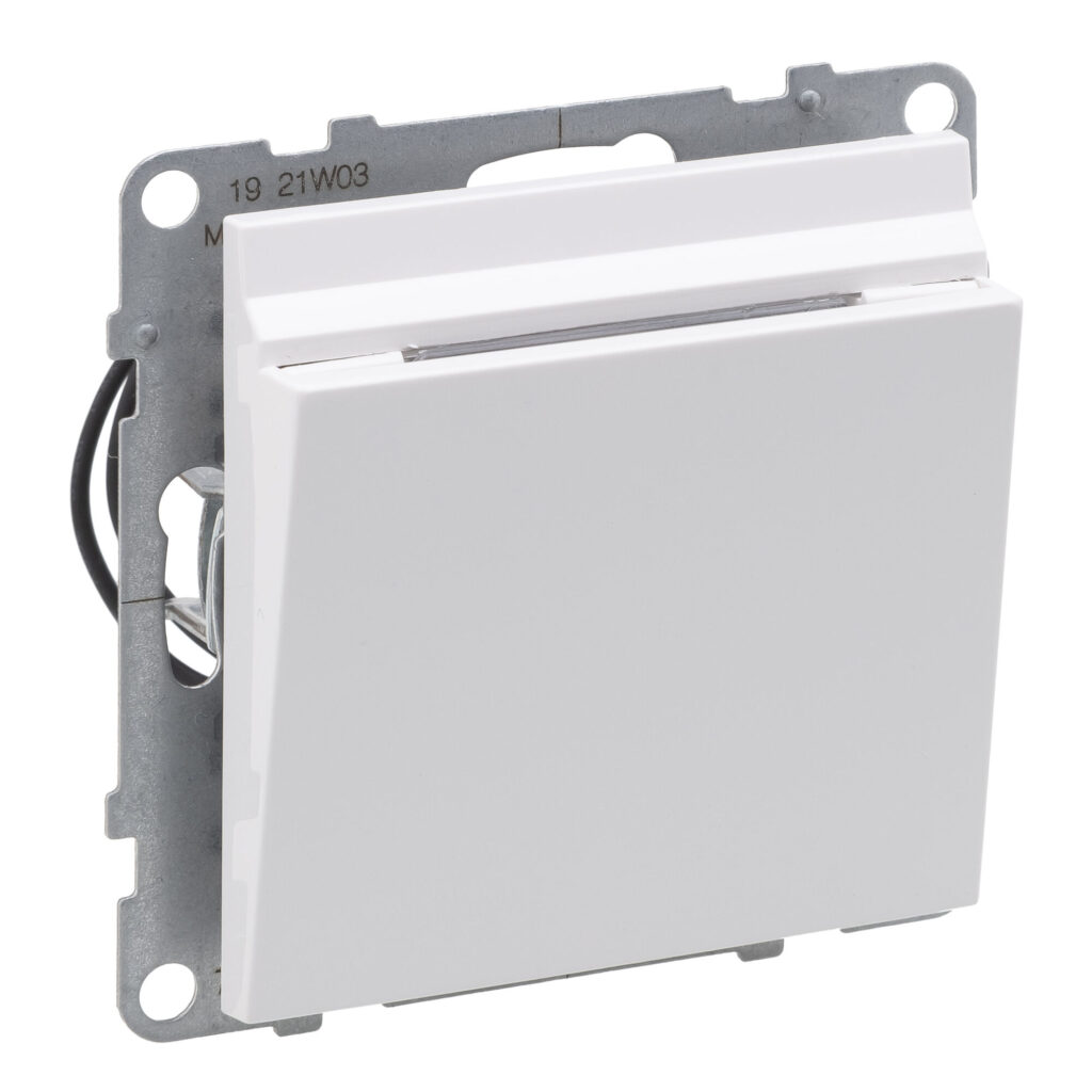 Interruptor de cartão Legrand New Suno – corte geral, cartão até 54 mm, branco, alumínio ou preto