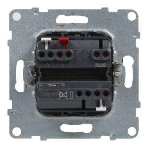 Interruptor de estores Legrand New Suno – 6 AX, subida, stop e descida, branco, alumínio ou preto